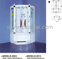 金美来品牌 电脑遥控蒸汽淋浴房