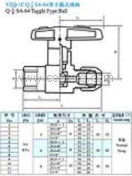 YZQ-1C Q81SA-64型卡箍式球阀
