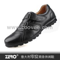 ZERO零度商务休闲鞋F9609-1 2010春夏流行男鞋牛皮搭扣款商务休闲皮鞋