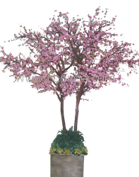 仿真桃花树