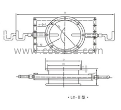 LC-II手动调节插板阀 双向