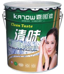清味雪山白环保墙面漆