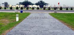 上海压花路面，混凝土压花地坪
