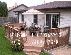 供应后花园木要塑地板/花园塑木地板