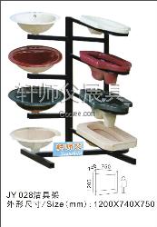 蹲便器样品陈列架陶瓷盆展品架卫浴盆展示架