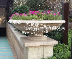 景观花钵 花岗岩花钵 大理石花钵