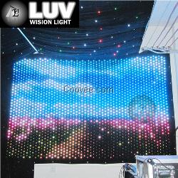 LED背景婚庆幕布