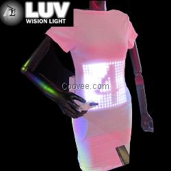 LUV-MS LUV媒体衫 LED衣服