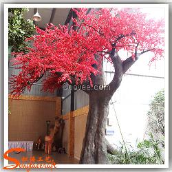 人造桃树商场 仿真桃花报价 定做造型桃树