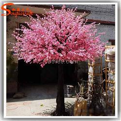 真杆玻璃钢桃花树 仿真树生产 桃花树批发
