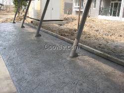 彩色水泥压印工艺
