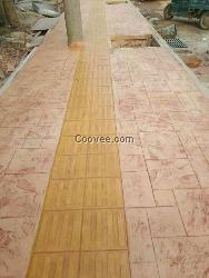 蚌埠压花地坪材料 阜阳压花地坪价格