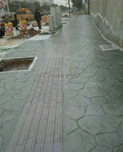 四川压膜路面 成都压膜地坪 绵阳压膜地面